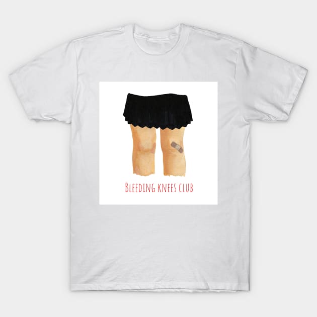 Bleeding Knees Club T-Shirt by argiropulo